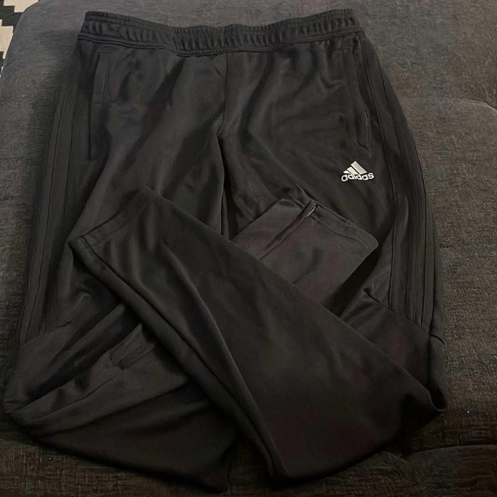 All black adidas tiro pants